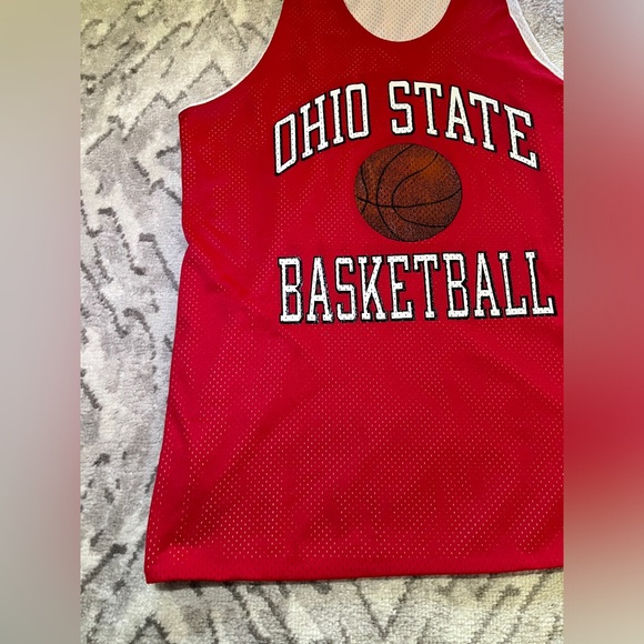 OHIO STATE champion basketball jersey men’s large reversible red white - Picture 5 of 8